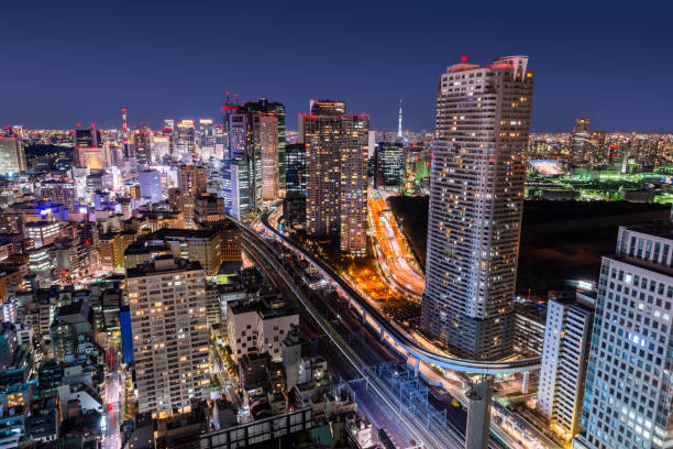 istock Tokyo, Japan Minato Ward at Night 1297241346
