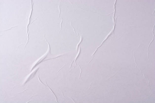 istock White paper with folds. Paper texture. 1297245179