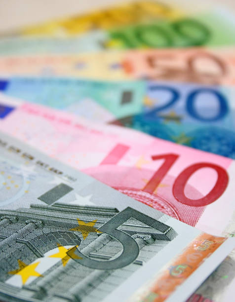 istock Euro bank note currency finance background 1297246129
