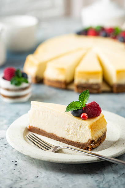 istock Classic New York cheesecake 1297246920