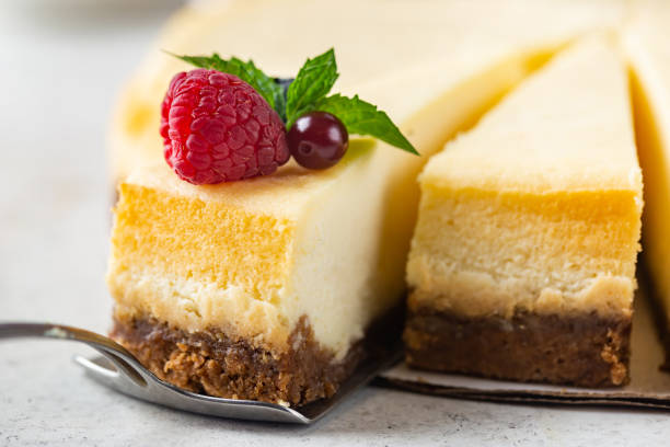 istock Classic New York cheesecake 1297246933