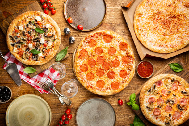 istock Different tipes of pizza 1297246945