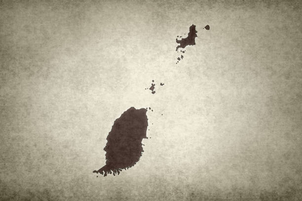 istock Grunge map of Grenada 1297255190
