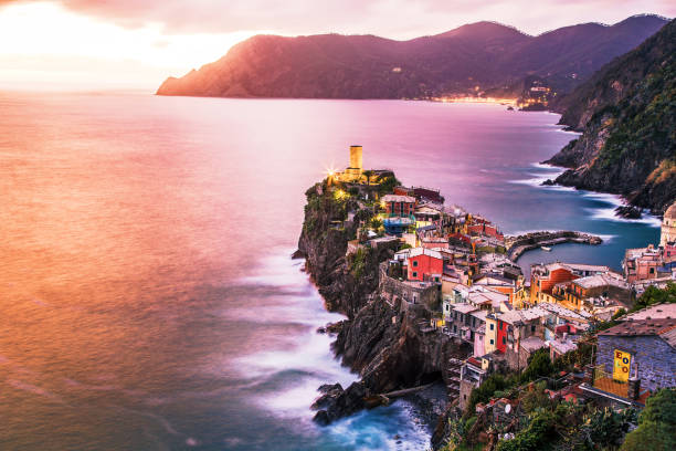 istock Vernazza town during magic sunset in Cinque Terre, La spezia, Italy 1297271760