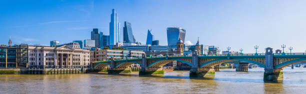 istock City London Square Mile Financial District skyscrapers overlooking Thames panorama 1297273559