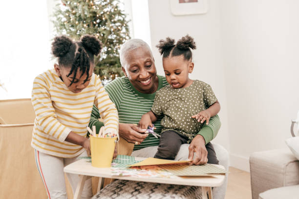 istock Grandmother and learning activities for kids 1297274237