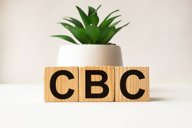 istock wooden cubes with text CBC . the medicine. medical concept 1297275564