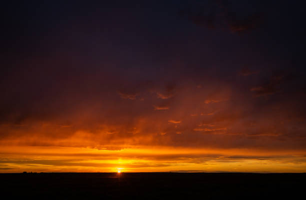 istock Sunset in the Alberta prairies 1297283264