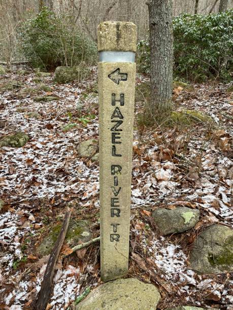 istock Hazel River Trail - Shenandoah National Park: Winter Hiking Path 1297285822