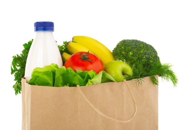 istock Groceries bag close-up 1297286208