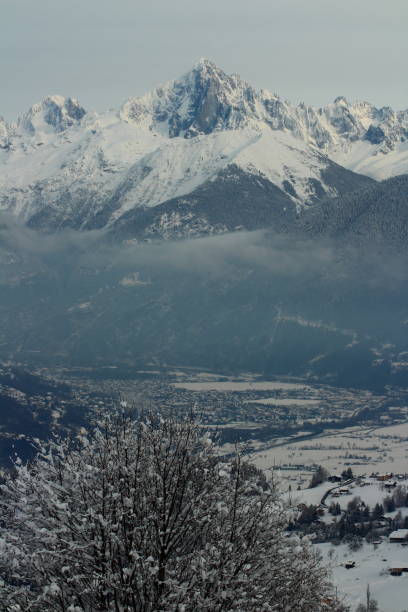 istock Snowy view in Haute Savoie 1297287317