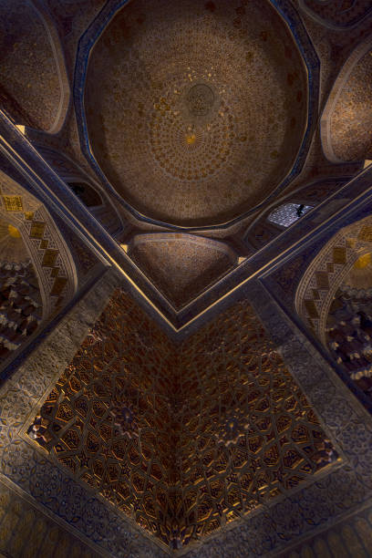 istock Tilework inside the 600 years old Gur-e-Amir mausoleum, Samarkand, Uzbekistan 1297296012