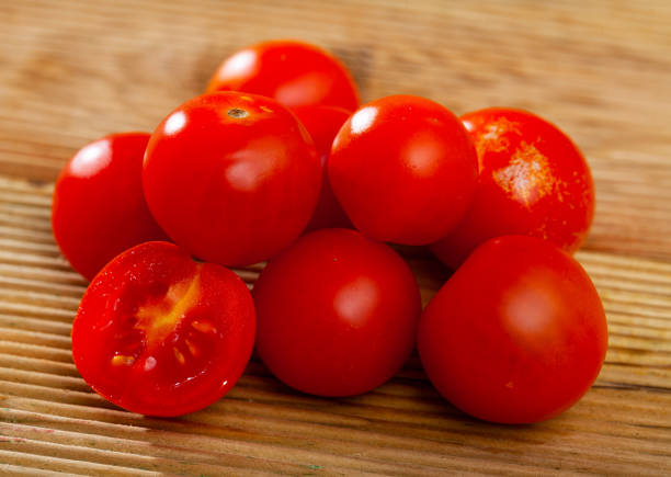 istock photo of heap cherry tomato on table 1297299249