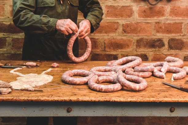 istock Traditional carnated.sausage elaboration 1297305589