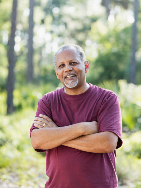istock Senior African-American man at a park 1297313907