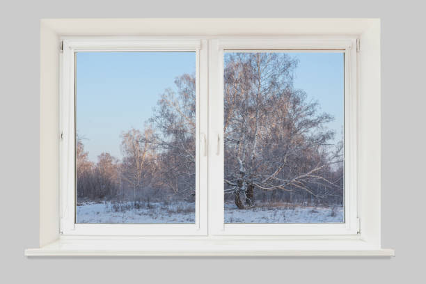 istock View from the window to the winter landscape 1297314190