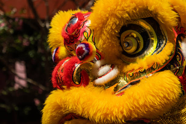istock Chinese New Year dragon head 1297319777