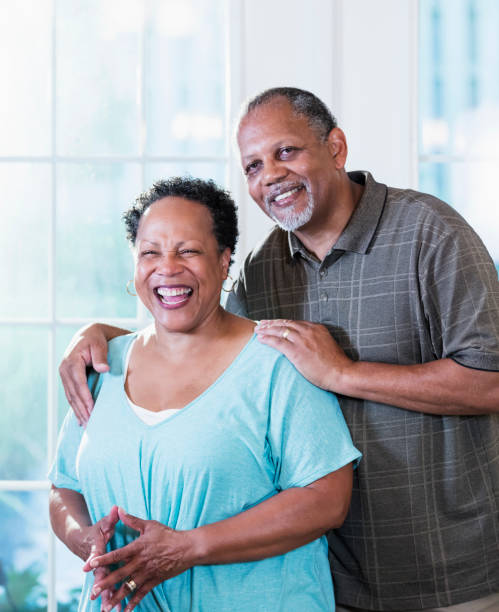 istock Senior African-American couple at home 1297320721