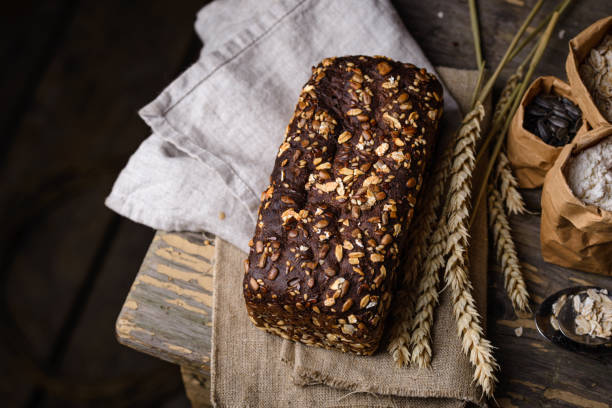 istock Loaf wholegrain bread with seeds 1297331562