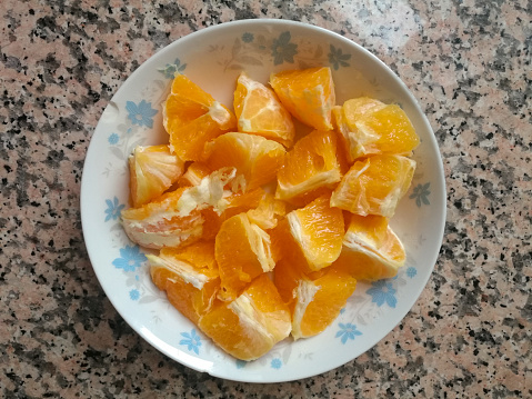 Fresh Orange and slices