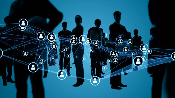 human network concept. worldwide business. human resources. - business networking imagens e fotografias de stock