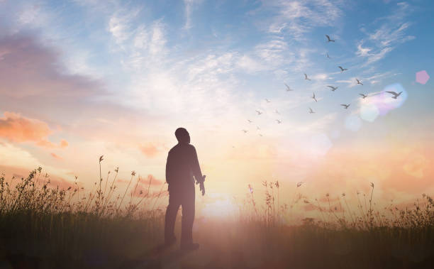Worship and praise God concept