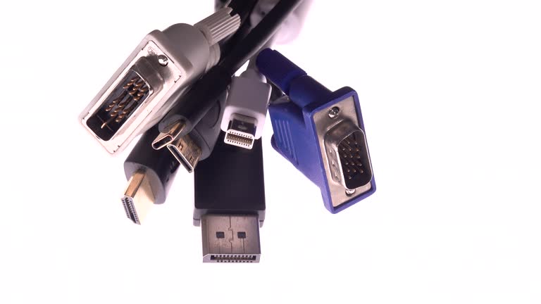 Pc Video Plug 9,500+ Computer Connectors Stock Videos and Royalty-Free Footage - iStock