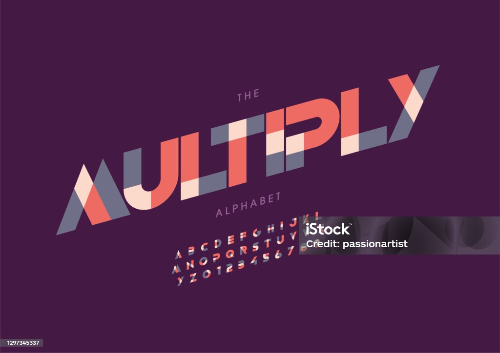 Letter Multiplier Multiply Alphabet Stock Illustration - Download Image Now - Abstract ...