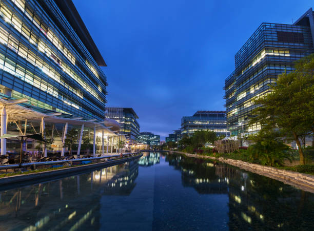 istock modern office building in Hong Kong city 1297346410