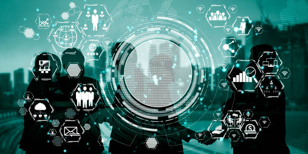 istock People network and international communication concept. 1297349472