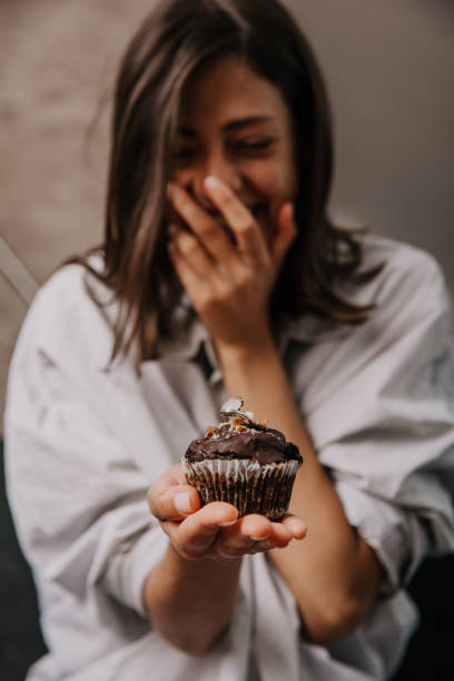 istock Overjoyed female celebrating 1297351617