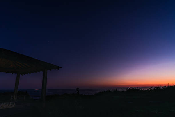 istock Beautiful sunset sky from the cape 1297353424