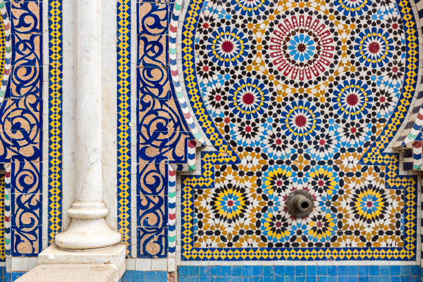 istock Zellij-decorated fountain in the Souk 1297358928