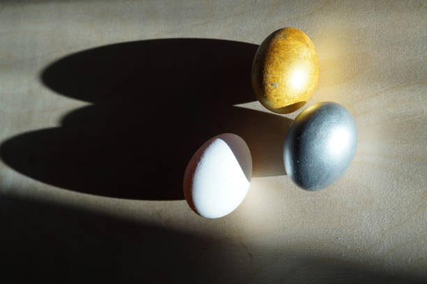 istock Easter sunday, photo natural easter eggs background religious 1297359853