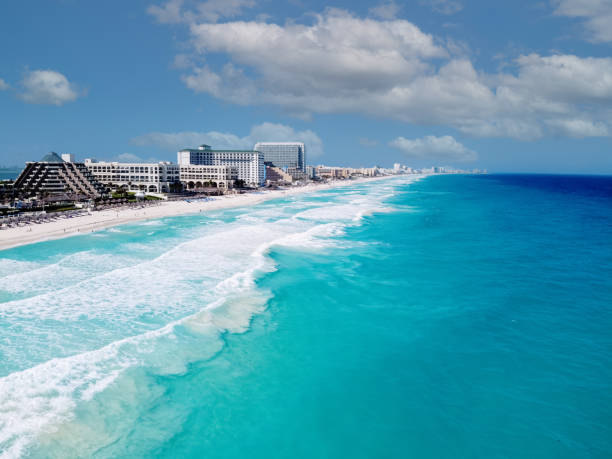 istock Drone photo Playa Ballenas, Cancun, Mexico 1297363893
