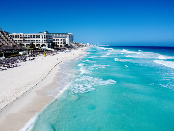 istock Drone photo Playa Ballenas, Cancun, Mexico 1297363908