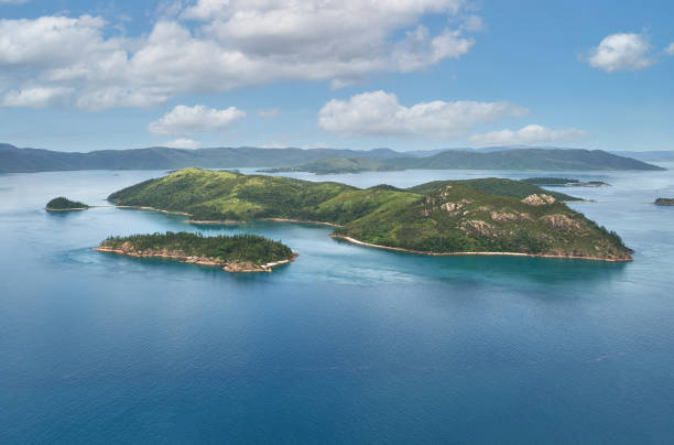 istock AERIAL VIEW OF TROPICAL ISLAND 1297366767