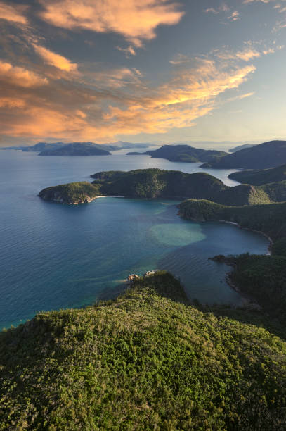 istock AERIAL VIEW OF TROPICAL ISLAND 1297367035