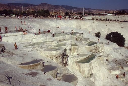 Pamukkale, which in Turkish means \