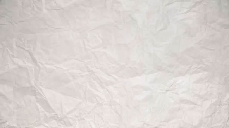 Crumpled paper animation