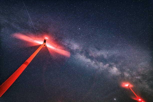 istock winturbines under milkyway star-clusterat night 1297385218