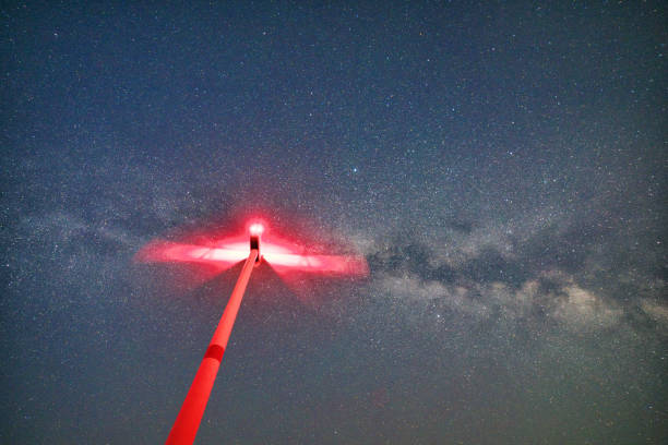 istock winturbines under milkyway star-clusterat night 1297385422