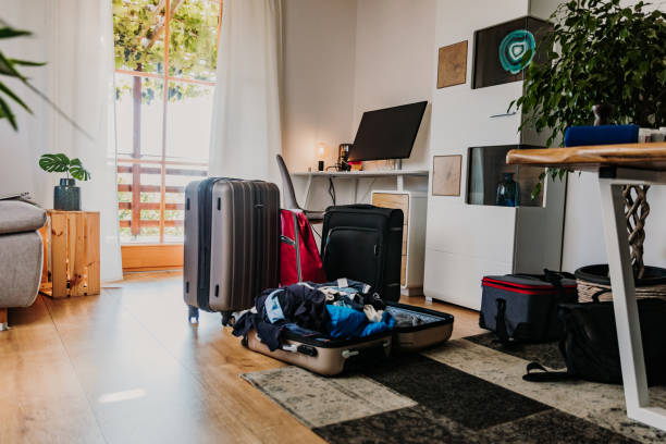 istock Travel luggage ready to go 1297393067