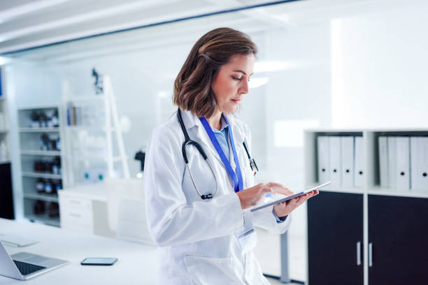 istock Scrolling through the digital pages of the scientific world 1297393258