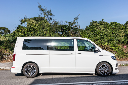 Hong Kong, China Dec 3, 2020 : Volkswagen T6 R 2020 Test Drive Day Dec 3 2020 in Hong Kong.