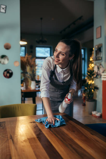 istock waitress in cafe or restaurant 1297396932