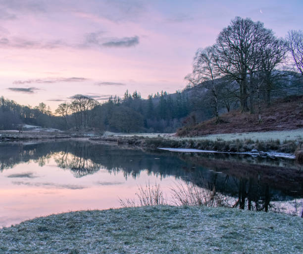istock January sunrise at river Brathay 1297397356