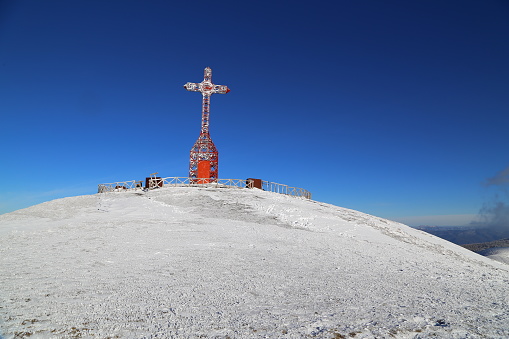 Snow on the top of Pratomagno