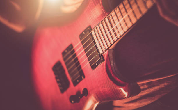istock Rockman Guitarist Playing Hard. 1297402777
