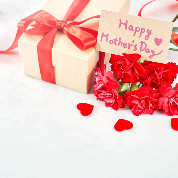 istock Close up of Mother's Day greeting gift concept. 1297404267
